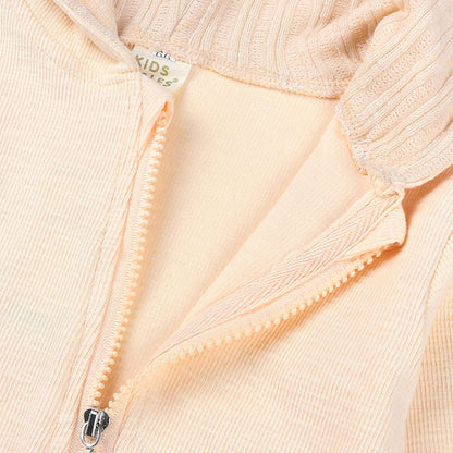 Kleinkind Baby Jungen Mädchen Baumwolle Strampler Langarm Mit Kapuze Reißverschluss Overall Body Baby Herbst Kleidung Pyjamas Outfit