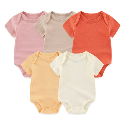 TONE Bodys Kurzarm für Neugeborene Baby Jungen und Mädchen 0-3m/3-6m/6-9m/9-12m Baumwolle