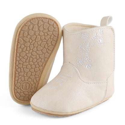 LACOFIA Baby Boys Girls Winter Boots Non-Slip Baby Winter First Walking Shoes Wellington Boots, Aa