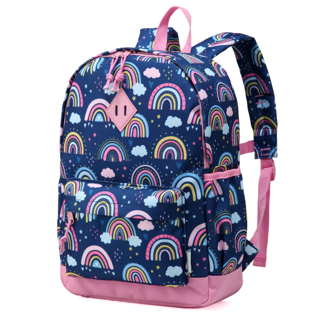 Rucksack für Mädchen, 4-6 Jahre, Schulrucksack mit Seitentaschen und Brustgurt, 127-Einhorn, one size, Niedlich
