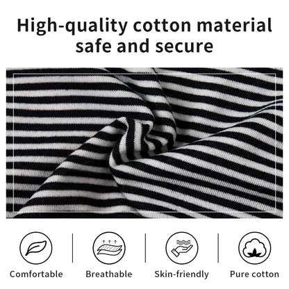 SFreeBo Baby Boys Clothing 3 Pieces Winter Baby Clothing Outfit Set Long Sleeve Cotton Striped Newborn Baby Clothing Boys 3-18 Months