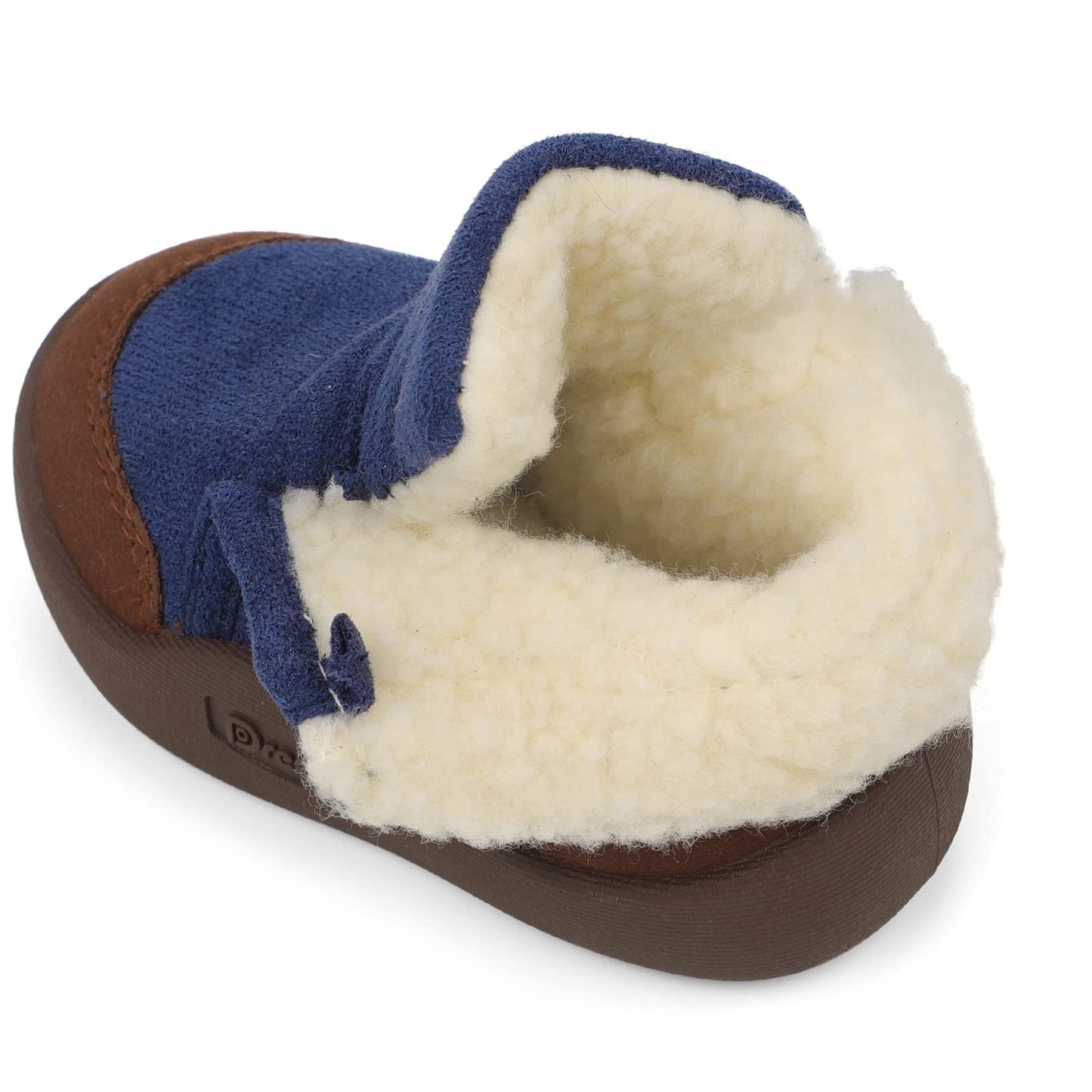 MASOCIO Winter Shoes Baby Boots Boys Girls Baby Shoes Winter Plush Flat Rubber Non-Slip Size 18-23 EU