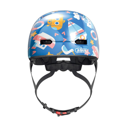 ABUS Skurb Kid Children's Helmet - Robust Bicycle Helmet in Skater Look with Space for a Braid and Various Designs - for Girls and Boys