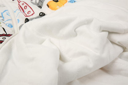 Chilsuessy Baby Sleeping Bag Winter, Removable Sleeves, Warm Lined 3.5 Tog Winter Sleeping Bags, Boys/Girls Sleeping Bag for Toddlers from 6 Months to 6 Years