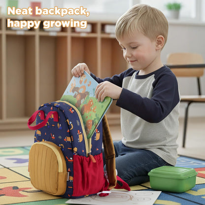 Kinderrucksack Mädchen 30cm Rucksack Kleinkind Kinderrucksack für 2-4 Jahre Kinder kindergartenrucksack Mini Tagesrucksack Reisetasche - Rosa Erdbeere