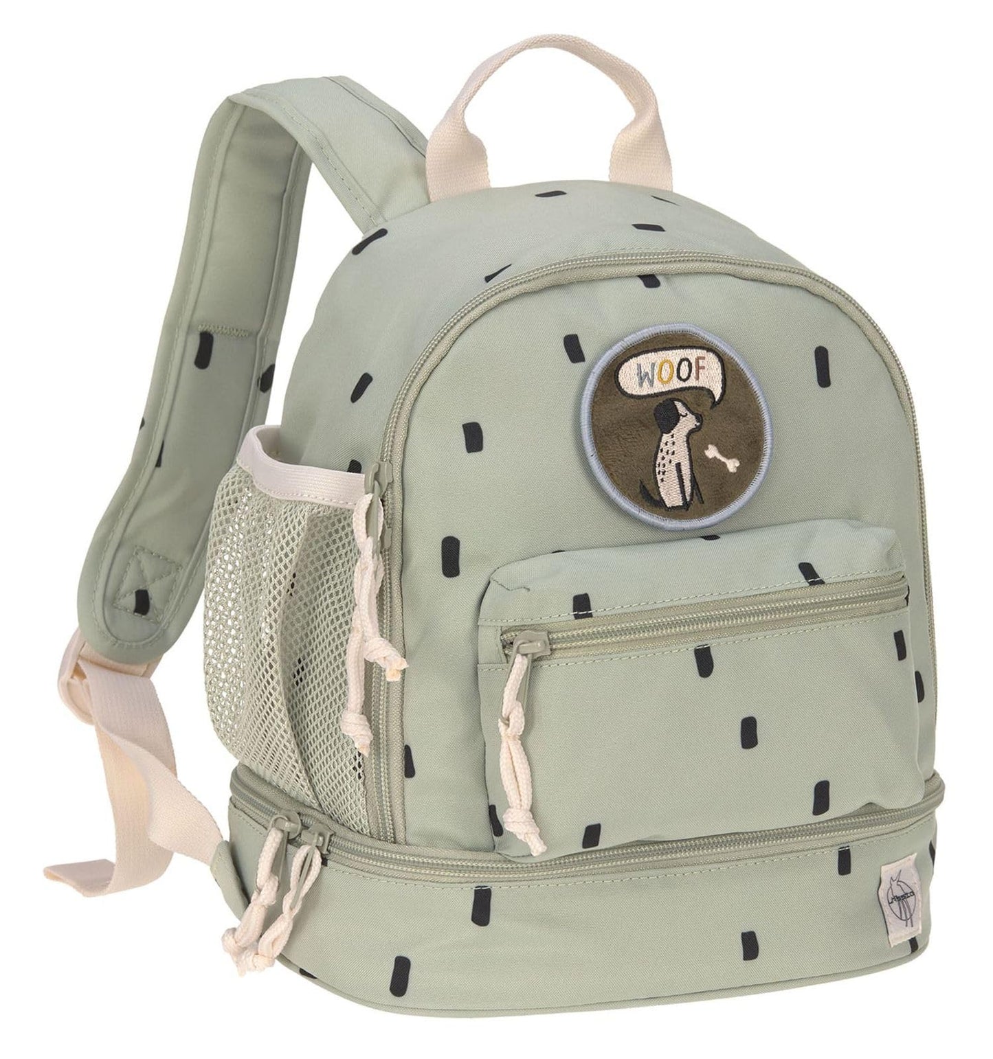 LÄSSIG Children's Backpack Nursery Bag with Chest Strap 6.5 L from 3 Years, Adventure Tractor, Kids Backpack