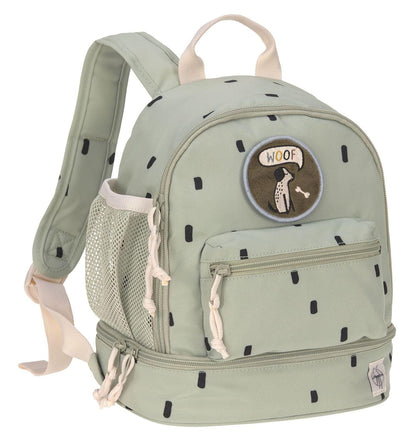 LÄSSIG Children's Backpack Nursery Bag with Chest Strap 6.5 L from 3 Years, Adventure Tractor, Kids Backpack