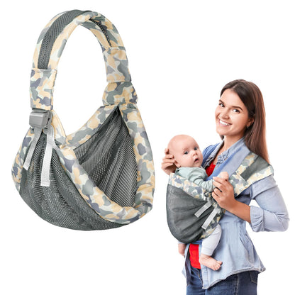 Baby carrier for newborns from birth, ergonomic, child carrier, adjustable baby carrier, suitable for babies from 3 to 36 months, easy to put on, ideal for hands-free parenting 
