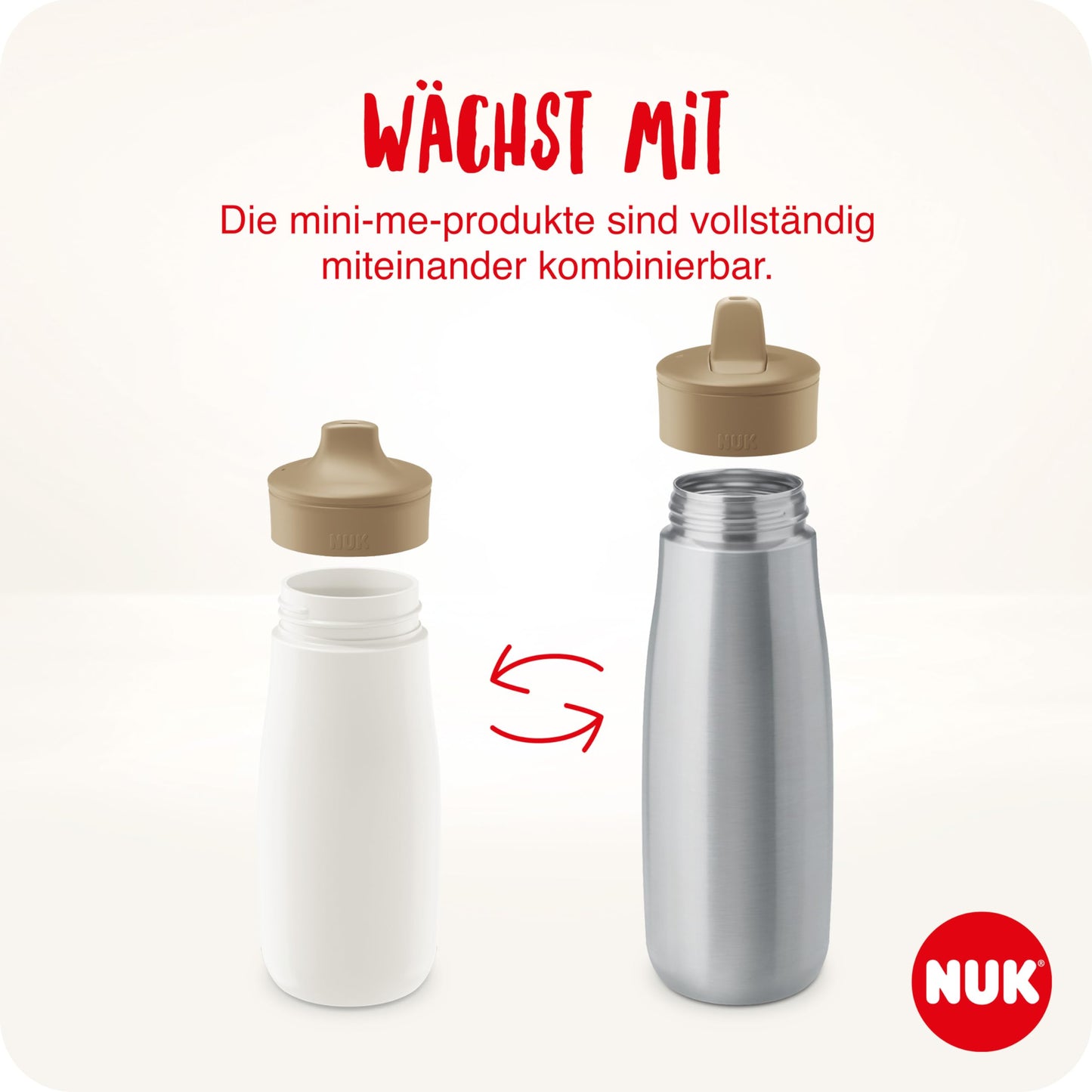 NUK Kiddy Cup Night Trinklernflasche | Schnabeltasse mit Leuchteffekt | 12+ Monate | Auslaufsicher mit harter Trinktülle | Clip und Schutzkappe | BPA-frei | 300 ml | Planeten (blau), 10255678 - Meloni2