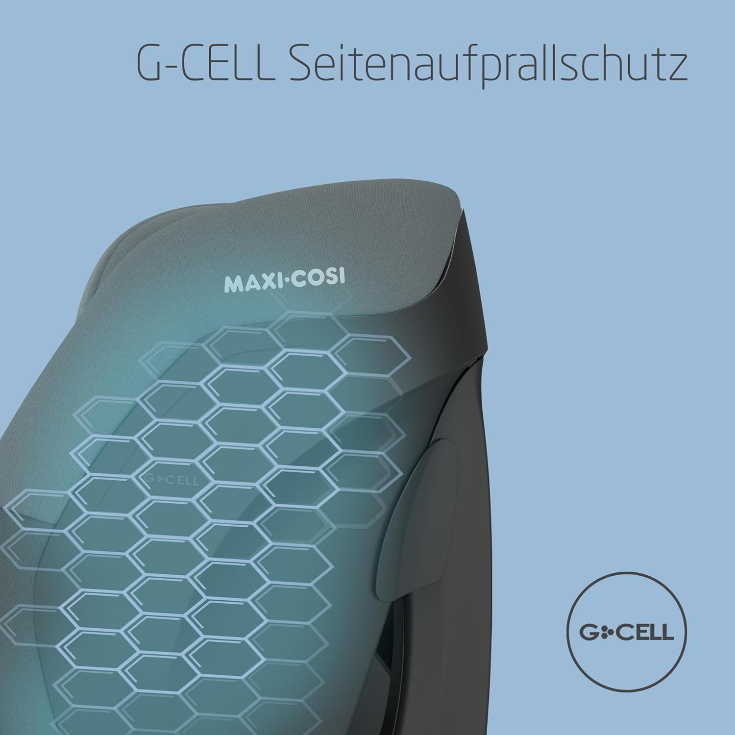 Maxi-Cosi Titan S i-Size, Child Car Seat, 15 months-12 years (76-150cm), ISOFIX Car Seat, 5 Recline Positions, 13 Headrest Positions, G-CELL Protection, 5-Point Safety Harness, Tonal Graphite - Meloni2