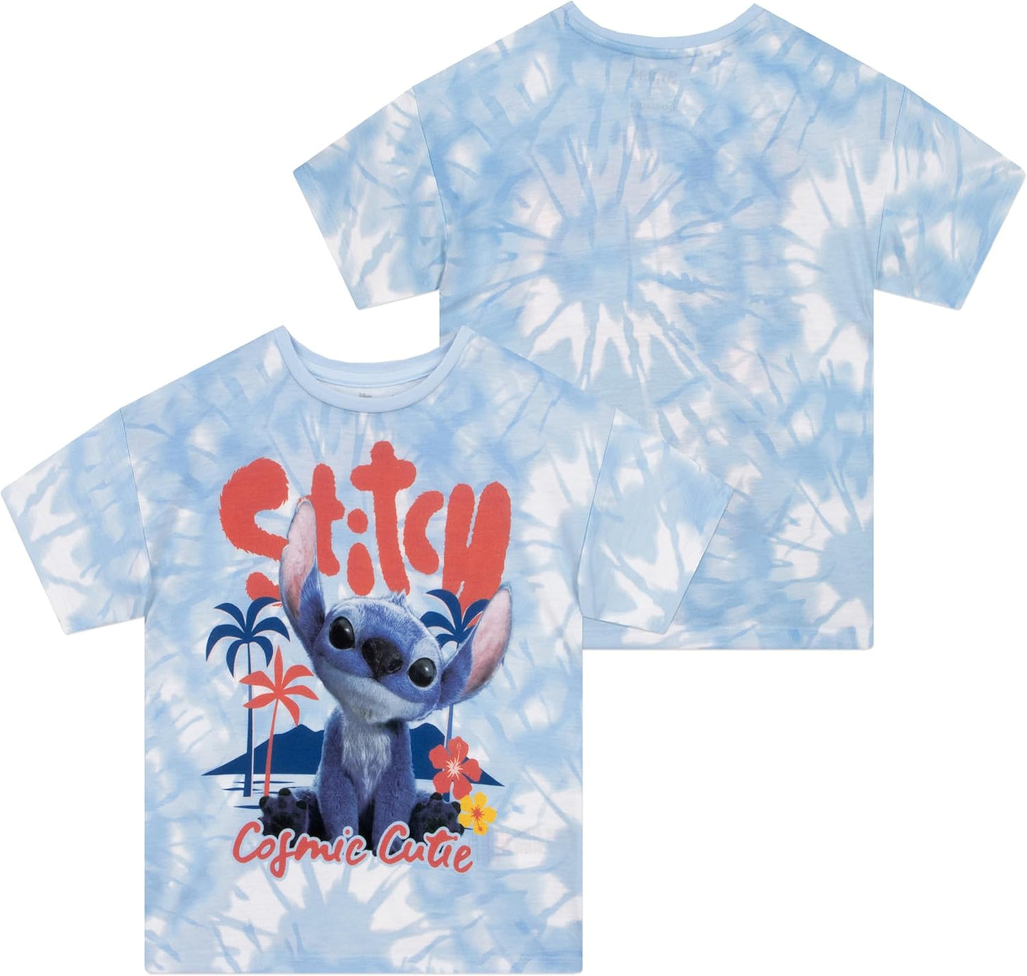 Disney Lilo und Stitch Schlafanzug, Pyjama Kurz Mädchen Schalfanzüge, Lilo and Stitch Schalfanzüge Für Mädchen