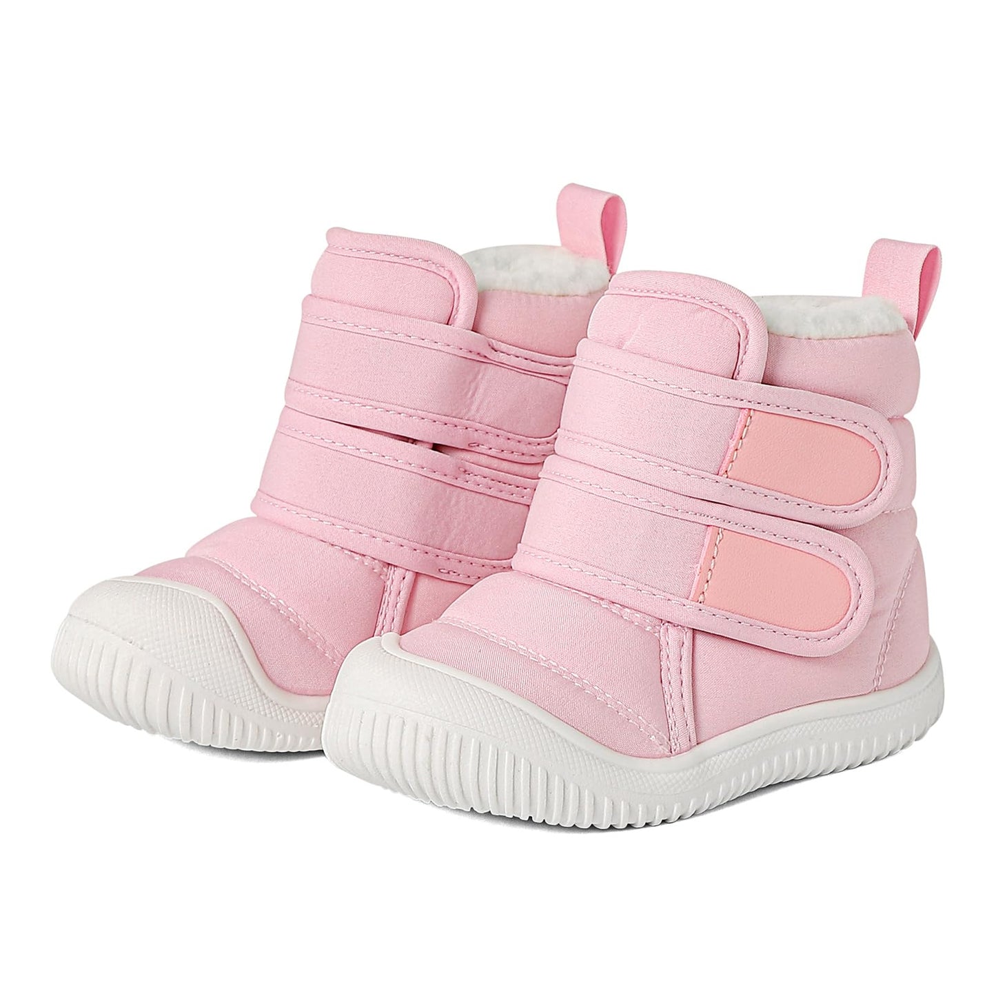 MASOCIO Winter Shoes Baby Boots Boys Girls Toddler Winter Boots Plush Flat Rubber Non-Slip Size 19-27 EU