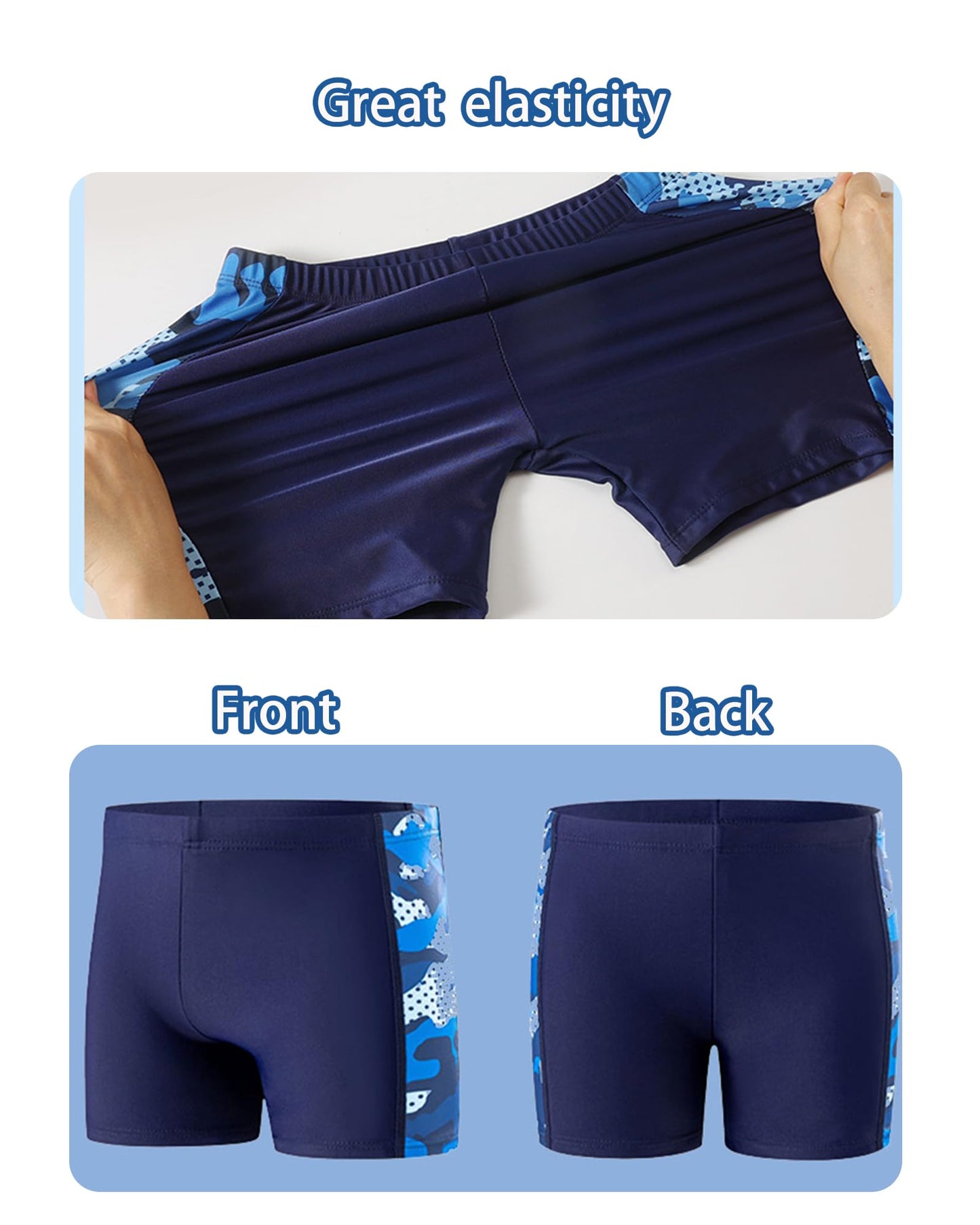 PAEHUIMT Badehose Jungen, Badeshorts Kinder, für Junge 3-12 Jahre