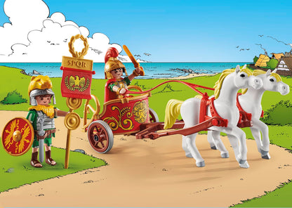 PLAYMOBIL Asterix 71542 Roman Camp, Exciting Conquest of the Camp by the Gauls, Includes Magic Potion for More Body Strength, Detailed Toy for Children from 5 Years