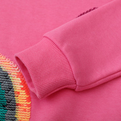 CM-Kid Sweatshirt Mädchen Langarm Pullover Kinder Shirts Baumwolle Warm Tops 1-7 Jahre Gr.92-122