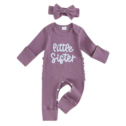 Geagodelia Baby Girl Romper + Headband Newborn Clothing Outfit Jumpsuit Baby Clothes Soft Baby Romper