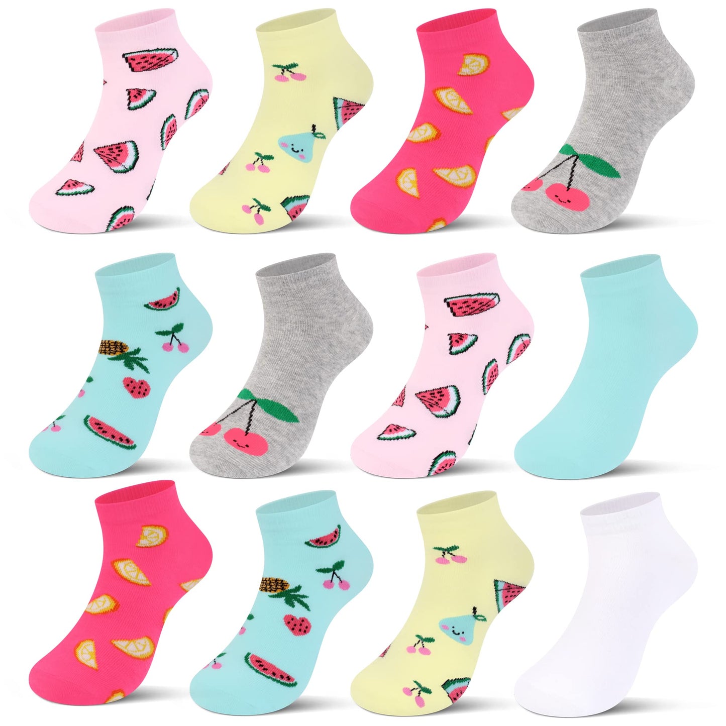 Libella 10/12er Kinder Mädchen Sneaker Socken Kids Füßlinge Sneakersocken bunt 2108VA
