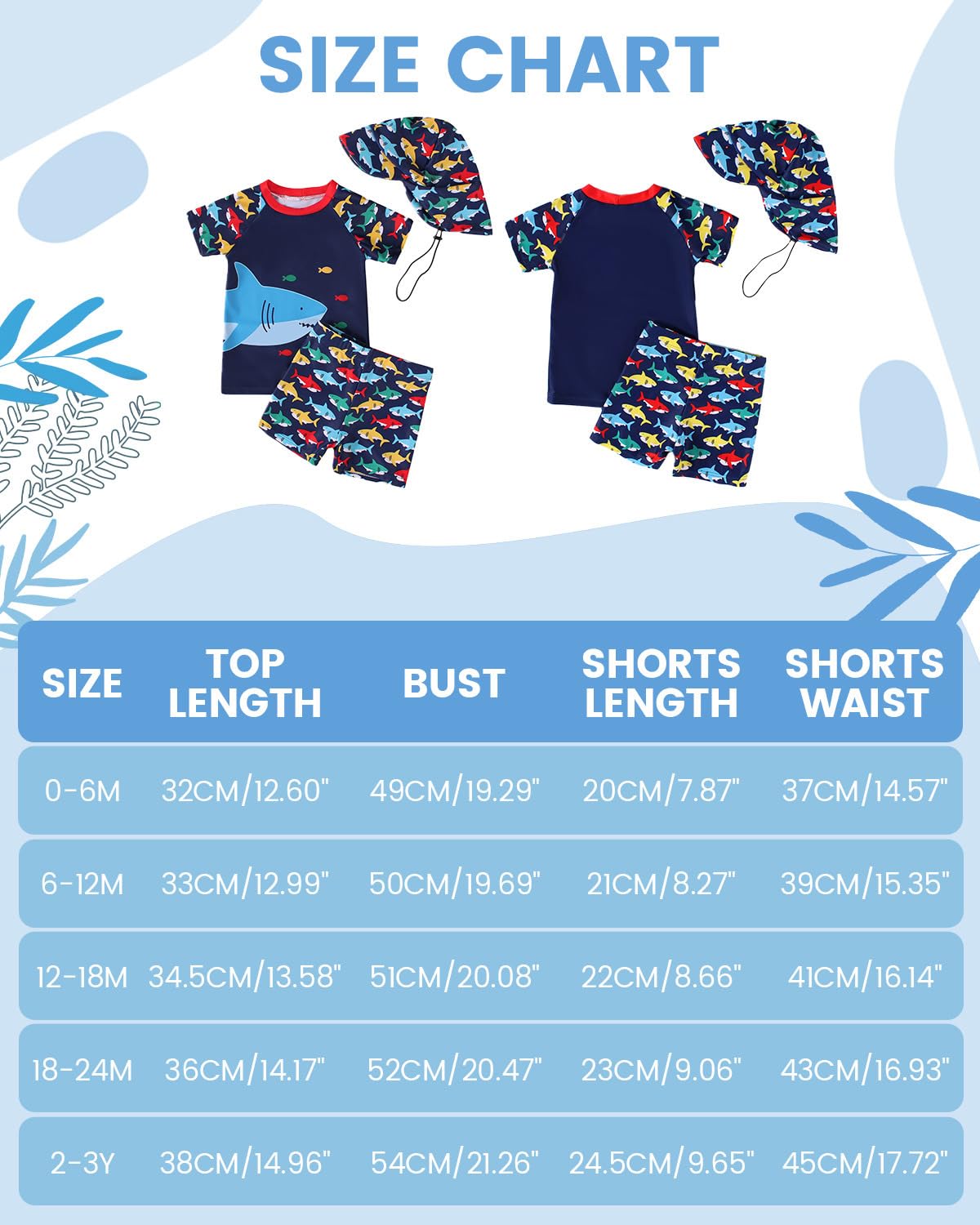 Uv Kleidung Baby Badeanzug Junge Zweiteilig Kurzärmel Schwimmshirt Badeshorts Uv Schutzkleidung 3 Monate-3 Jahre