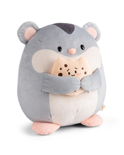 NICI MYMOCHI Fuchs Kuscheltier Geeks 16 cm mit Videospiel in Geschenkbox 11x12x6,5 cm, Flauschiges Stofftier zum Kuscheln, Spielen und Liebhaben - 61151