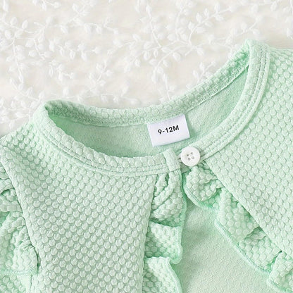 Baby Mädchen Kleid Strickjacke Sets 3 Stück Neugeborene Kleidung Jäckchen + Kleid + Stirnband Frühling Sommer Herbst Winter Langarm Jacke Ärmelloses Kleid für Hochzeit Weihnachten