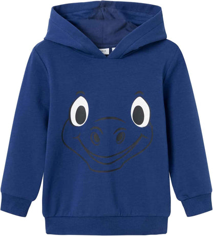 NAME IT Jungen Nmmkarlo Sweat Wh Unb Kapuzenpullover