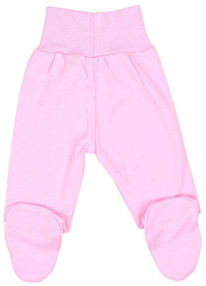 TupTam Baby Strampelhose Jungen Mädchen Hose mit Fuß 5er Pack