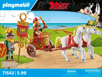 PLAYMOBIL Asterix 71542 Roman Camp, Exciting Conquest of the Camp by the Gauls, Includes Magic Potion for More Body Strength, Detailed Toy for Children from 5 Years
