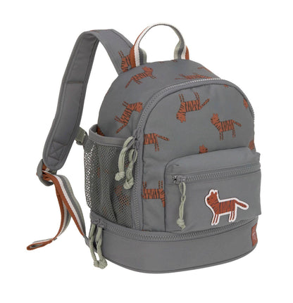 LÄSSIG Children's Backpack Nursery Bag with Chest Strap 6.5 L from 3 Years, Adventure Tractor, Kids Backpack