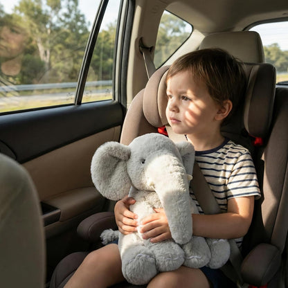 Plüsch Elefant 33 cm – Weiches rosa Kuscheltier mit großen Ohren & Langer Nase – Niedliches Stofftier für Kinder & Deko | Für Jungen, Mädchen, Kinder, Babyparty, Schlafzimmer, Weihnachten, Geburtstagsgeschenke