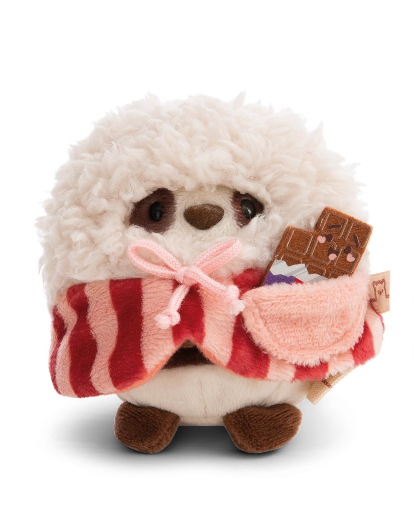 NICI Kuscheltier Küken Tschieps 8cm mit Chilisoße & Hähnchenkeulekostüm in Geschenkbox - gelb - Stofftier aus weichem Plüsch, Plüschtier zum Kuscheln und Spielen, für Kinder & Erwachsene - 61653