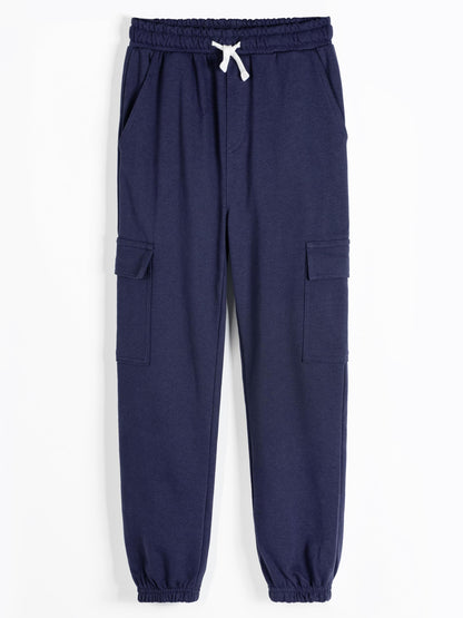 YOUNGSOUL Kinder Jogginghose Jungen Cargo Jogger Hose Sweathose Freizeithose mit Elastischem Bund