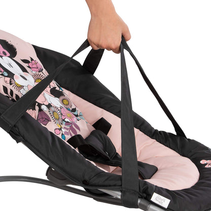 hauck Babywippe Rocky für Babys ab Geburt bis 9 kg, Einhändig Verstellbare Rückenlehne, Schaukelfunktion und Wippfunktion, Leicht Tragbar mit Tragegriff, 3-Punkt-Gurt (Disney Mickey Stars)