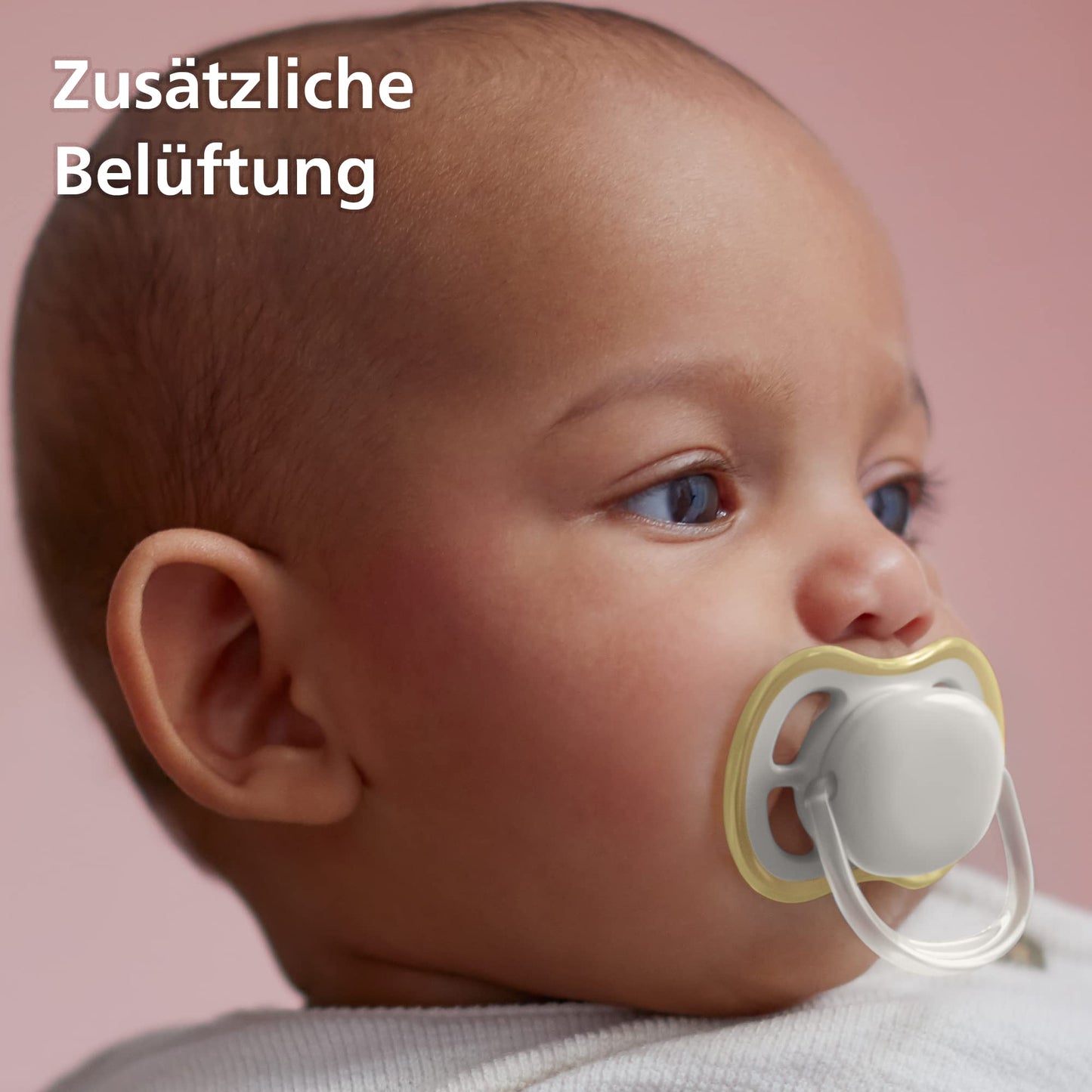 Philips Avent ultra air Schnuller - 4er Pack, BPA-freier, atmungsaktiver Schnuller für Babys von 0-6 Monaten, inklusive Transport- und Sterilisationsbox, Sonne/Regenbogen (Modell SCF085/65) - Meloni2