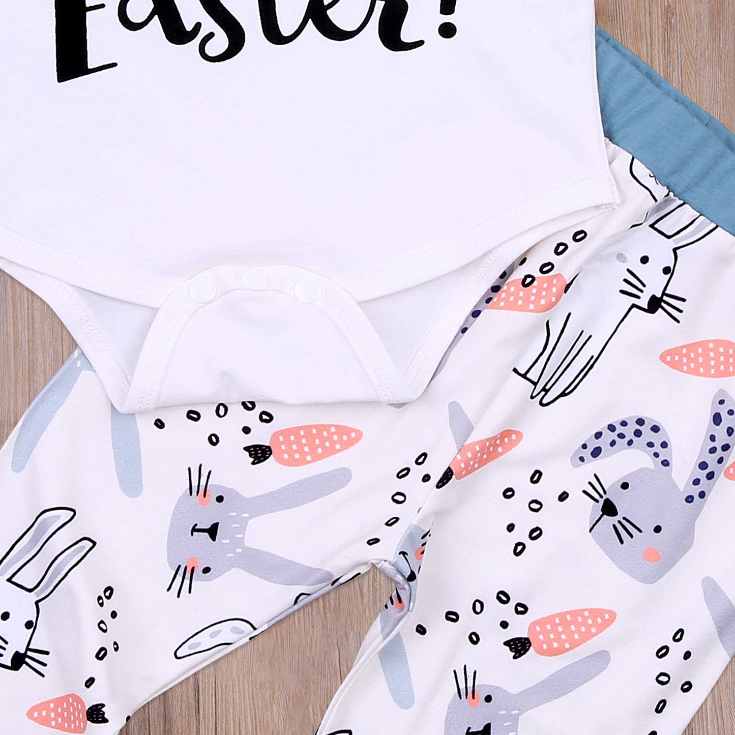 Baby Jungen Mädchen Ostern Kleidung Outfit Osterhase Baby Kleidung Set Körper Top + Hose Neugeborenen Weiche Baby Set Mein Erstes Ostern