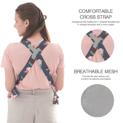 Babytrage,Babytrage Neugeborene ab Geburt,Tragetuch Baby Nugeboren,Atmungsaktive Baby Tragetuch,Babyrückentragen 0-15Kg,Neugeborene Verstellbare Babytrage