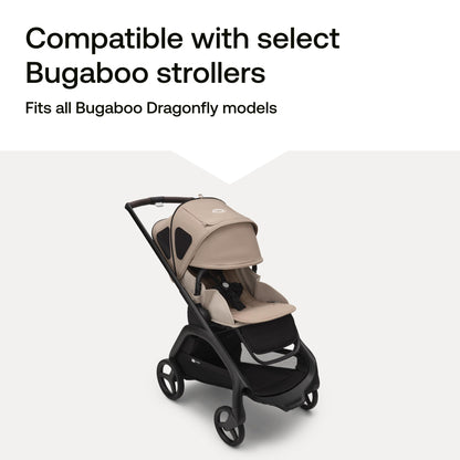 Bugaboo Dragonfly Sonnendach mit Lüftungsfenstern, ausziehbar für zusätzlichen und optimalen Sonnenschutz, wasserabweisend, Deep Indigo