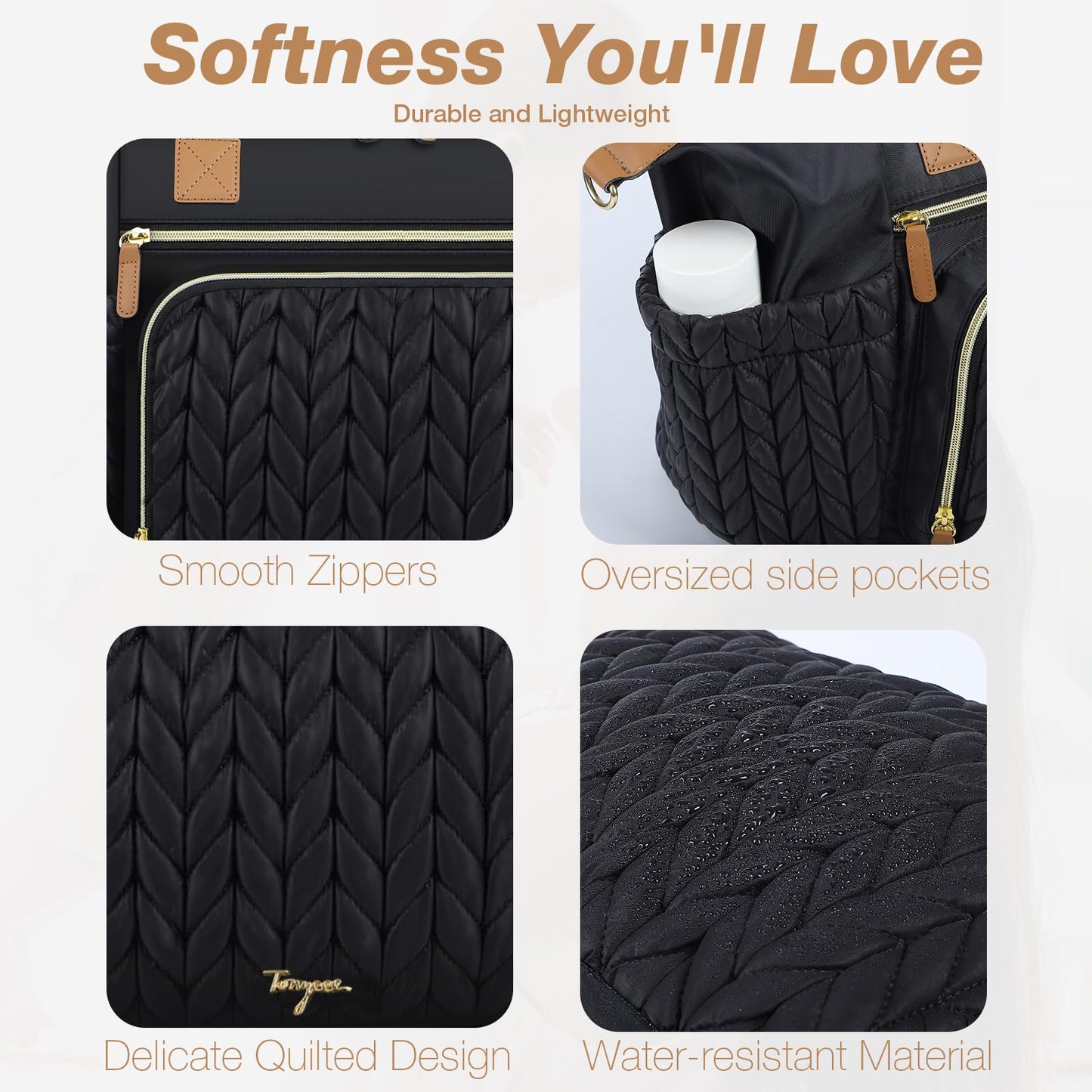 Wickeltasche mit Schnullertasche und Wickelunterlage, Wickelrucksack Multifunktions-Babytasche für Große Reisewindeltasche für Mama und Papa, isolierten Taschen-Dunkelblau