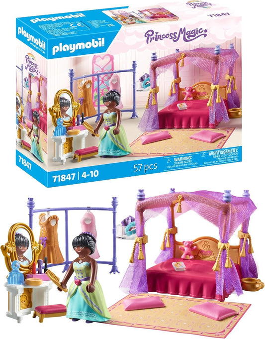 PLAYMOBIL | Princess Magic | Prinzessinnenschloss mit Königspaar | Prinzessinnen Spielzeug | Schloss Spielset | Märchen Spielzeug für Kinder ab 4 Jahren | 71845