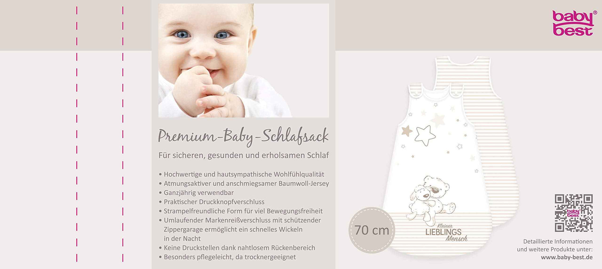 Baby Sleeping Bag “Lieblingsmensch”