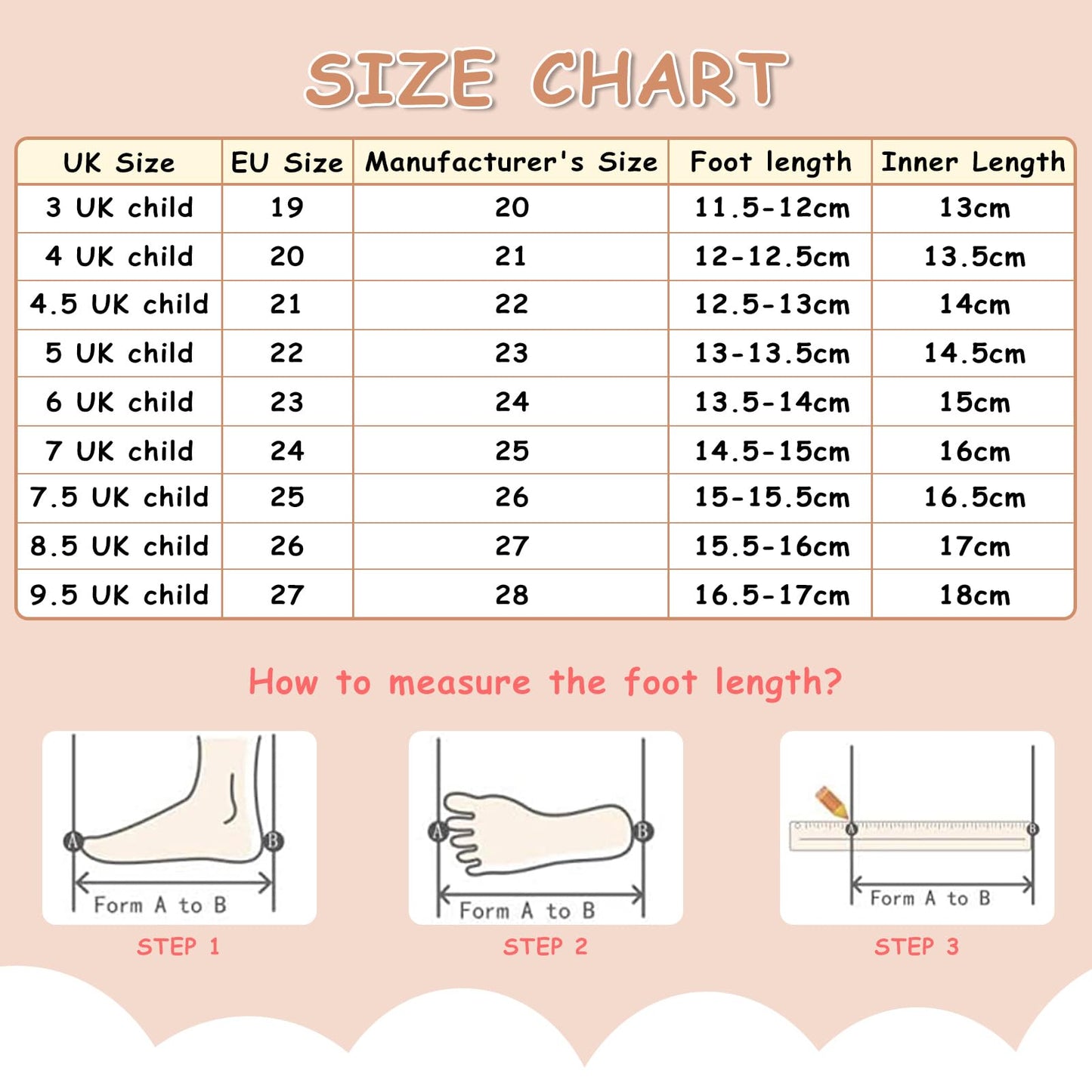 MASOCIO Winter Shoes Baby Boots Boys Girls Toddler Winter Boots Plush Flat Rubber Non-Slip Size 19-27 EU