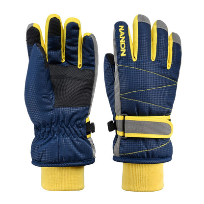 TRIWONDER Children's Ski Gloves, Thermal Fleece Gloves, Warm Winter Gloves for Boys and Girls