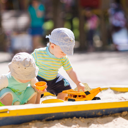 Set of 3 Sand Toy Digger Sandpit, Use Dump Truck Digger Beach Toy Car, Tyres Made of Soft Material, Play Stable Sand Toy from 1-5 Years, Girls, Boys, Summer Toy