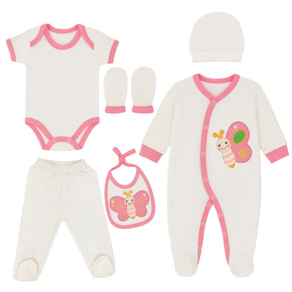 Neugeborenen Baby Geschenk Set 100% natürliche Baumwolle Erstausstattung Erstlingsausstattung Ausstattung Unisex Kleidung Geschenkset Babyausstattung für Babys 0-4 Monate (Koala)