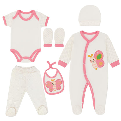 Newborn Baby Gift Set 100% Natural Cotton First Equipment Unisex Clothing Gift Set Baby Equipment for Babies 0-4 Months, koala