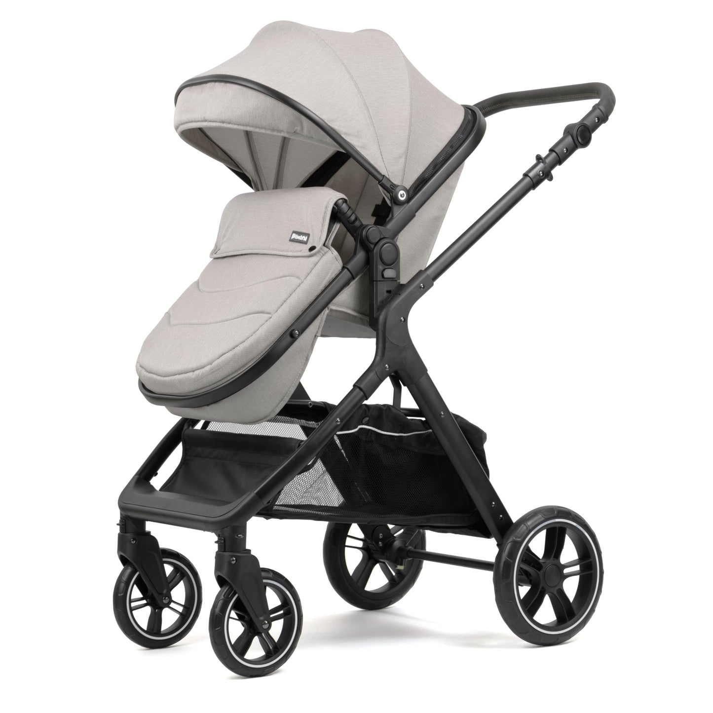 Pixini Nelio Kinderwagen Set 3in1 (dunkelgrau)