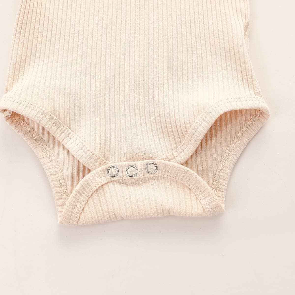 Geagodelia T-45461 Baby Girl Clothing Set, Soft Newborn Outfit with Long-Sleeved Bodysuit Romper, Trousers and Headband / Hat