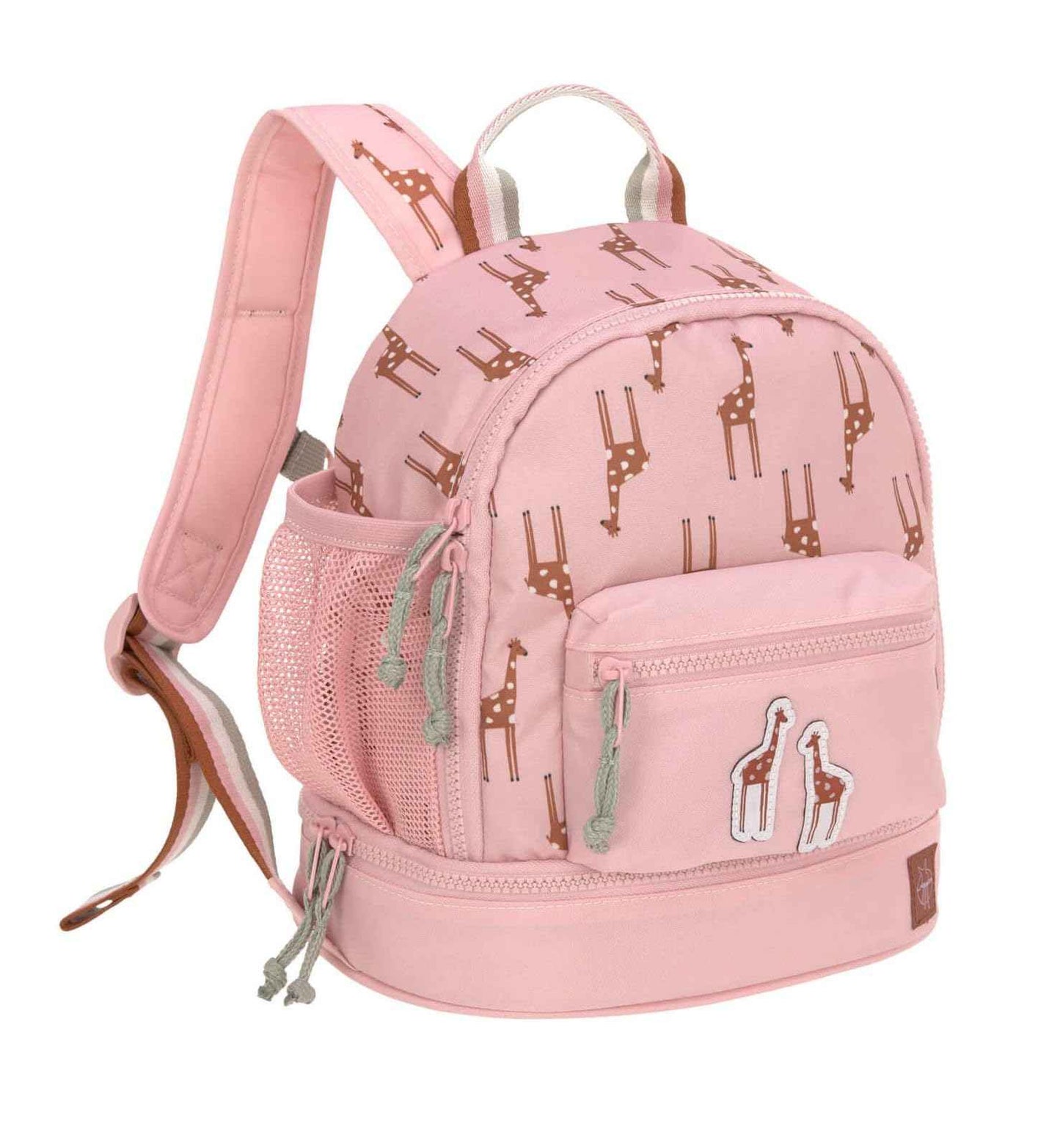 LÄSSIG Children's Backpack Nursery Bag with Chest Strap 6.5 L from 3 Years, Adventure Tractor, Kids Backpack