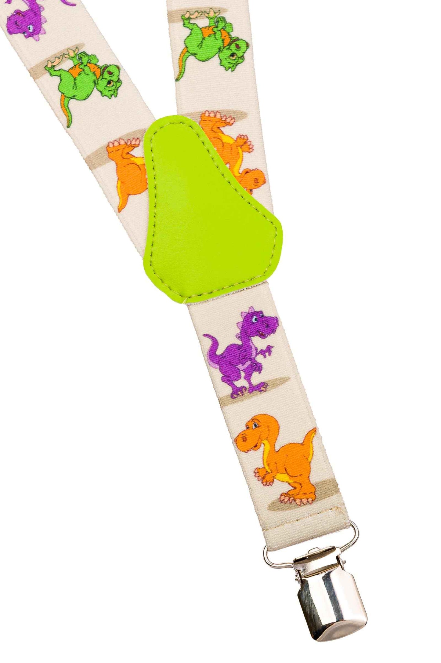 Kids Dinosaur Design Braces | Elastic Y Braces (1-5 Years) - 2.5cm