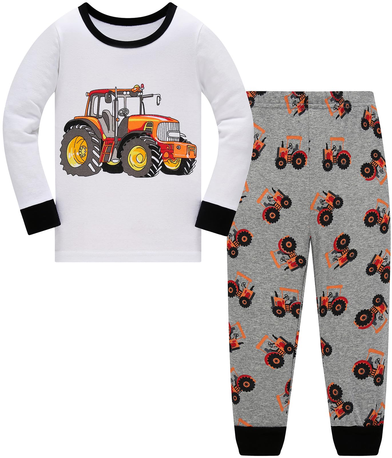 Jungen Pyjamas Dinosaurier Kinder Nachtwäsche Langarm Baumwolle Winter Weihnachten Pyjama Set Größe 92-152, 1-12 Jahre