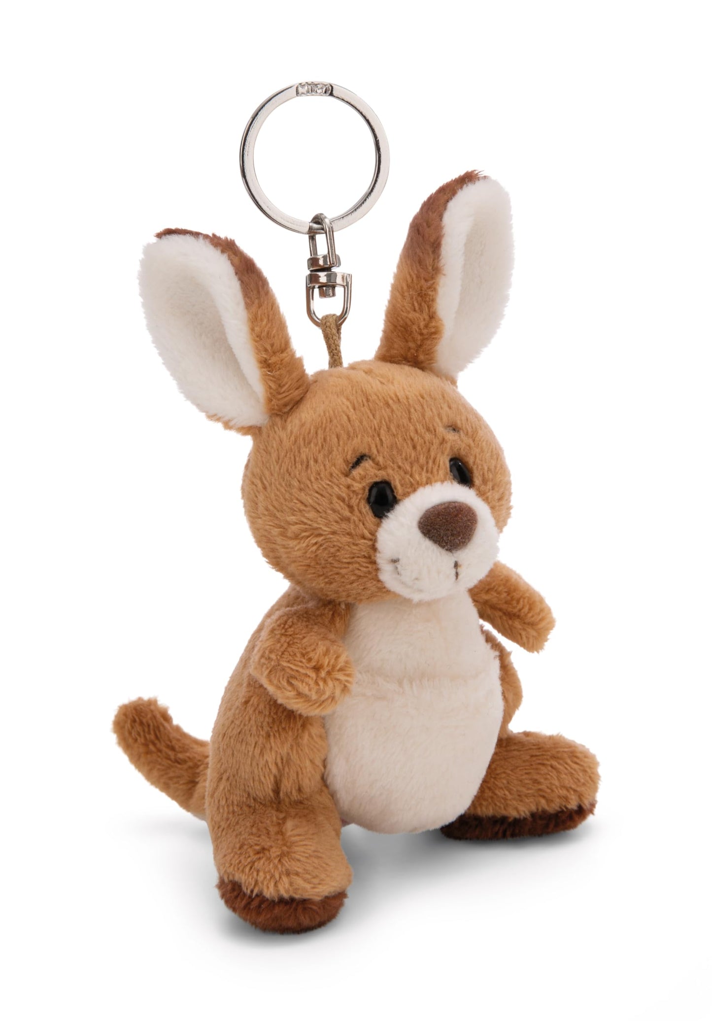 Kuscheltier Känguru Kelly 15cm braun - Stofftier aus weichem Plüsch, niedliches Plüschtier zum Kuscheln und Spielen, für Kinder & Erwachsene, tolle Geschenkidee